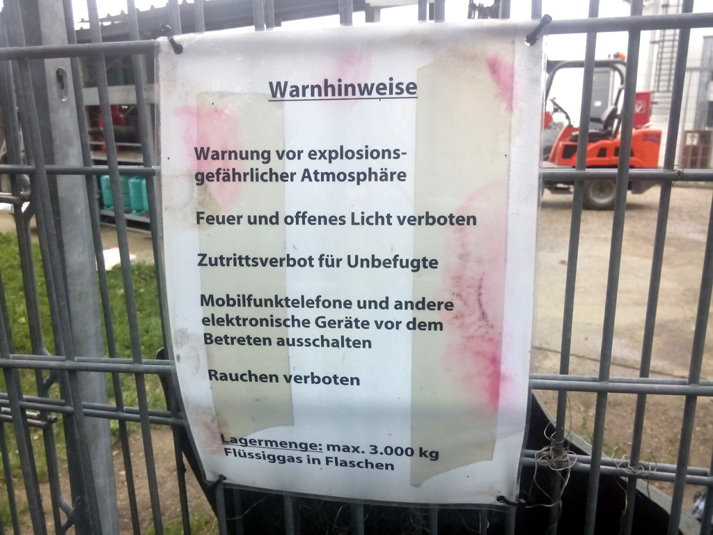 Verbot des Tages